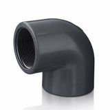 GIFV. 90&deg; elbow with solvent weld socket and BSP threaded female end. Diameter range d16*3/8 - 110*4