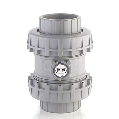 SSEIC d75-110. Шаровые обратные клапаны из ХПВХ подпружиненные. Уплотнение FPM