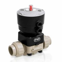 Diaphragm valves PP-H with pneumatic command