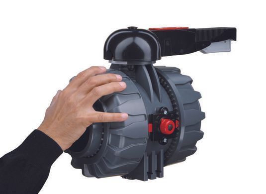 VKDOV d75-110. PVC-U Ball Valve PTFE / EPDM Sealing PN16