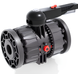 VKDOV d75-110. PVC-U Ball Valve PTFE / EPDM Sealing PN16
