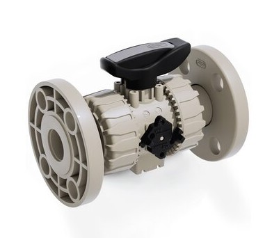 Кульовий кран VKDIM DUAL BLOCK PP-H FIP